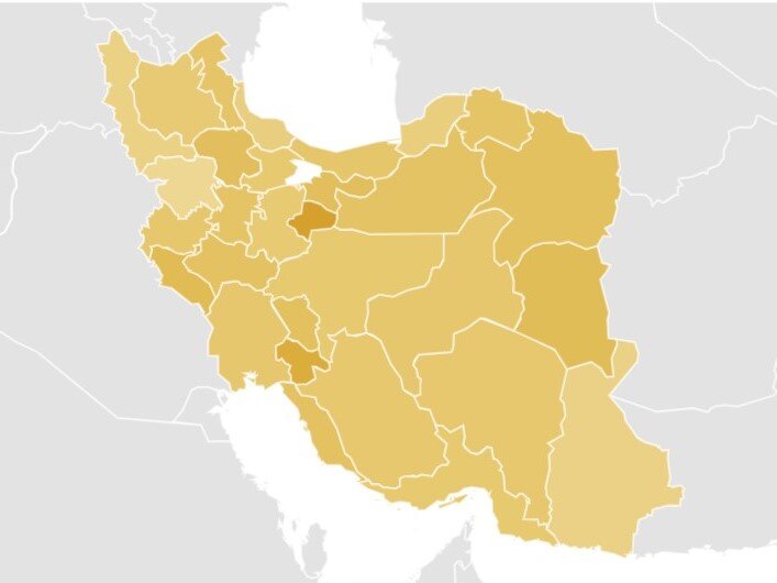 توجه نسبی کاربران استان ها به محمدباقر قالیباف