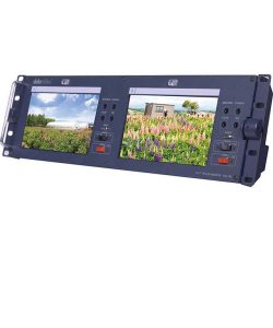 برسی مجموعه 2 مانیتور 7 اینچ رکمونت Datavideo TLM-702 Dual 7in