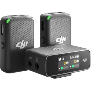 برسی کیت میکروفن بی سیم دو فرستنده DJI Mic Wireless Microphone