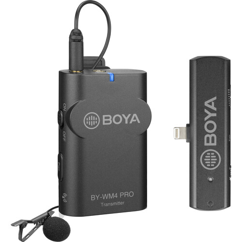 برسی میکروفن بی سیم بویا BOYA BY-WM4 PRO-K3 برای آیفون