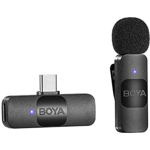 برسی میکروفن بی سیم بویا BOYA BY-V10 برای تلفن های هوشمند با پورت USB-C