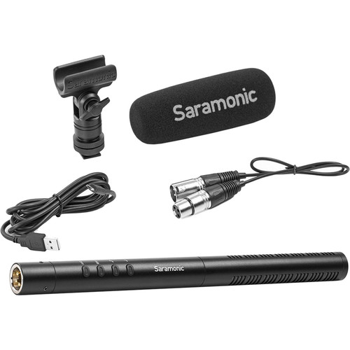 برسی میکروفن شات گان سارامونیک Saramonic SR-TM1 Cardioid Condenser Shotgun Microphone