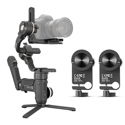 برسی گیمبال استابلایزر ژیون کرین 3 اس Zhiyun-Tech CRANE 3S به همراه موتور زوم و فوکوس