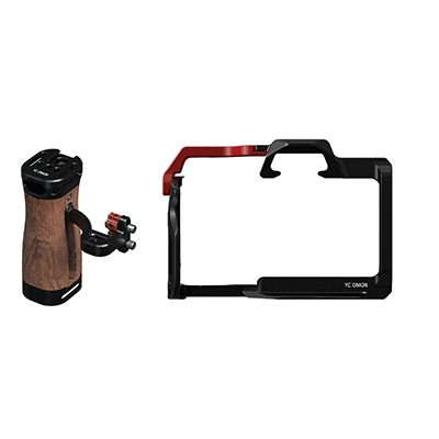 برسی کیج کامل YC Onion Blade Full Cage with Panini Wooden Side/Top Handle for Sony a7 IV, a7 III & a7S III