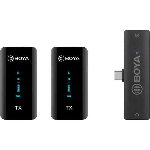 برسی میکروفن بی سیم بویا BOYA BY-XM6-S6 برای تلفن های هوشمند با پورت USB Type-C