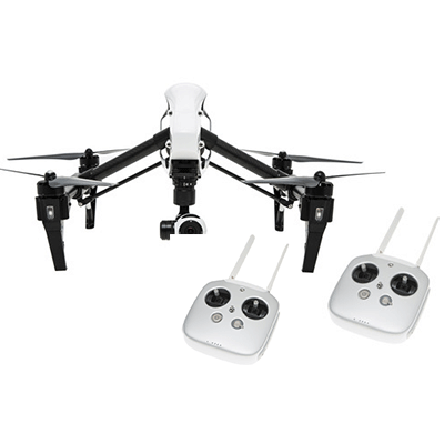 برسی هلی کوپتر فانتوم DJI Inspire 1 Quadcopter with 4K Camera and 3-Axis Gimbal :2 Transmitters