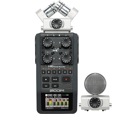 برسی رکوردر زوم Zoom H6 Handy Recorder With 2 Capsules