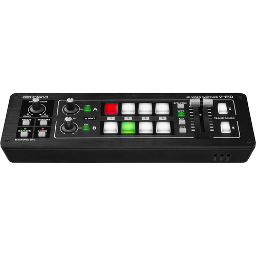 برسی سوئیچر Roland V-1HD Portable 4 x HDMI Input Switcher