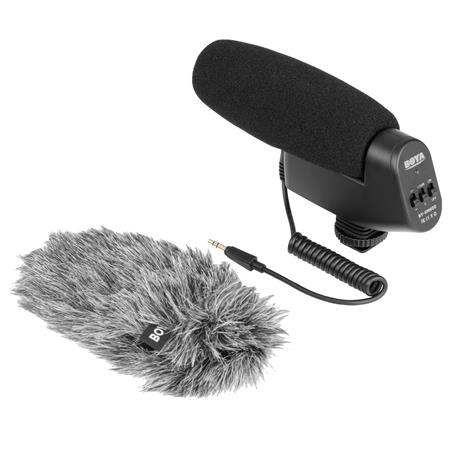 برسی میکروفن شات گان بویا BOYA BY-VM600 Cardioid Condenser Shotgun Microphone for DLSR Camera