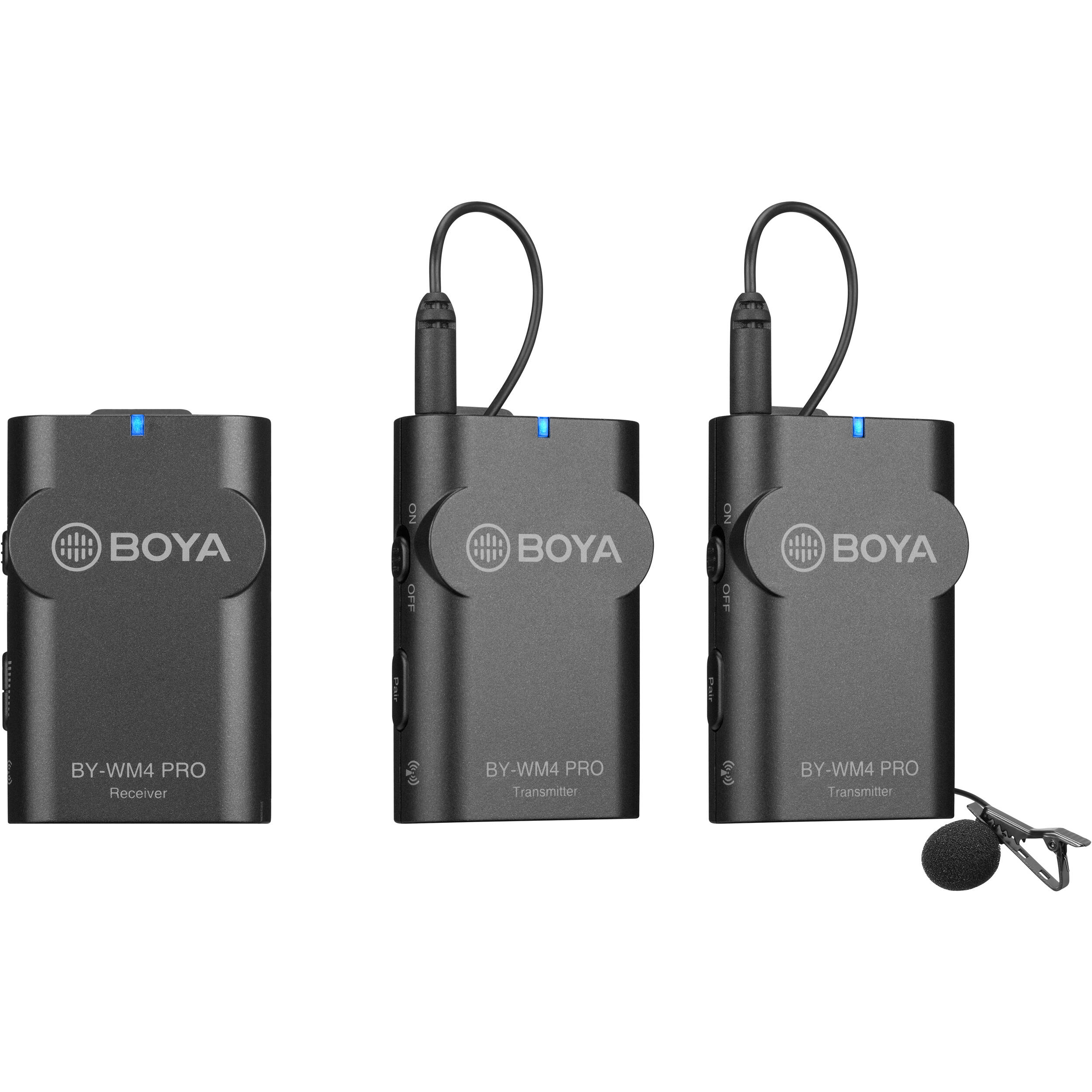 برسی میکروفن بی سیم یقه ای بویا Boya BY-WM4 PRO K2 Microphone