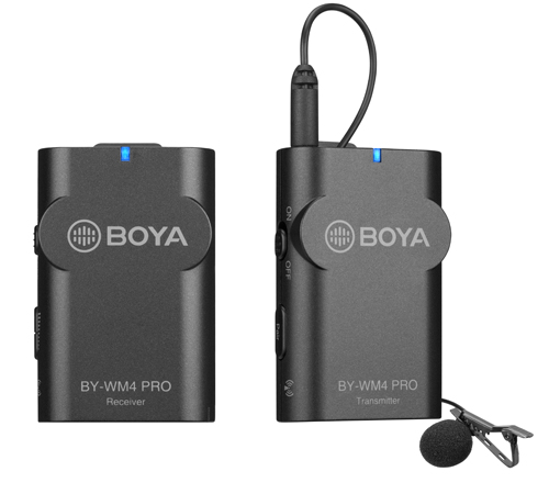 برسی میکروفن بی سیم یقه ای بویا BOYA BY-WM4 PRO