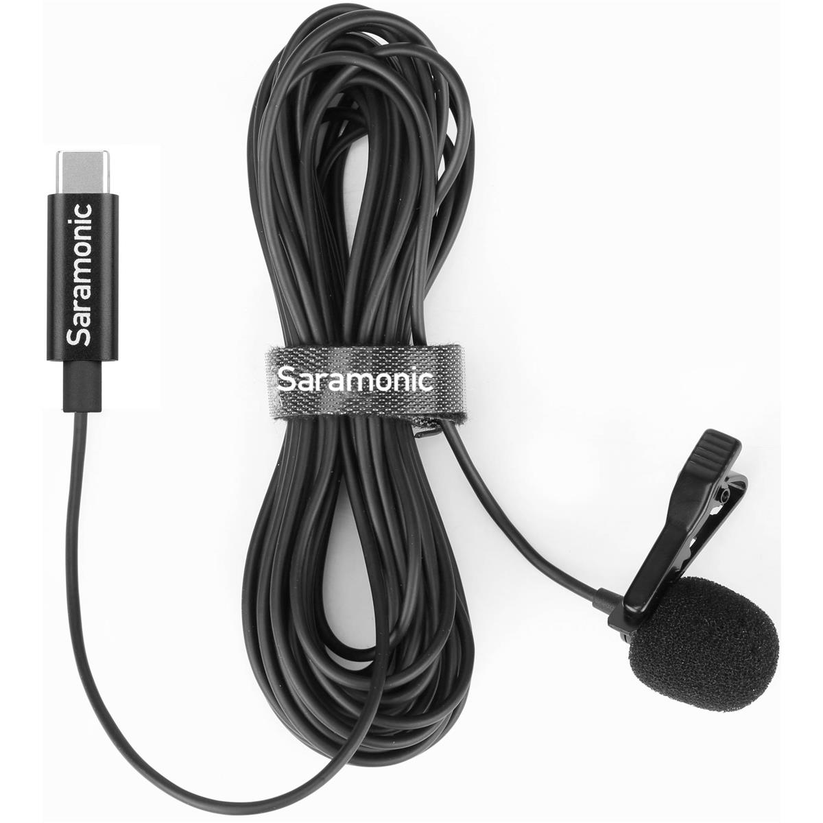 برسی میکروفن یقه ای سارامونیک Saramonic LavMicro U3B با درگاه USB-C