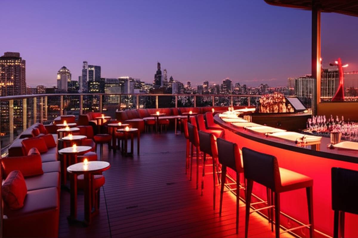رداسکور روفتاپ (RedSquare Rooftop) | رستوران، کافه و روف گاردن لوکس