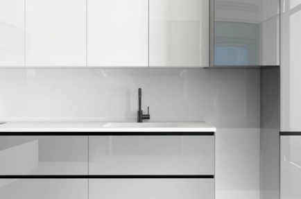 پرطرفدارترین رنگ کابینت های گلاس + تصویر و نمونه کار