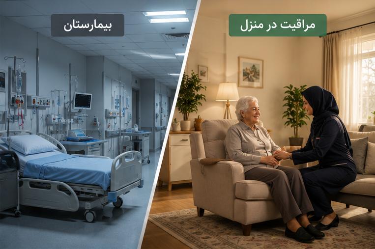 چرا خانواده‌ها برای مراقبت از بیماران و سالمندان به مرکز خدمات پرستاری مراجعه می‌کنند؟