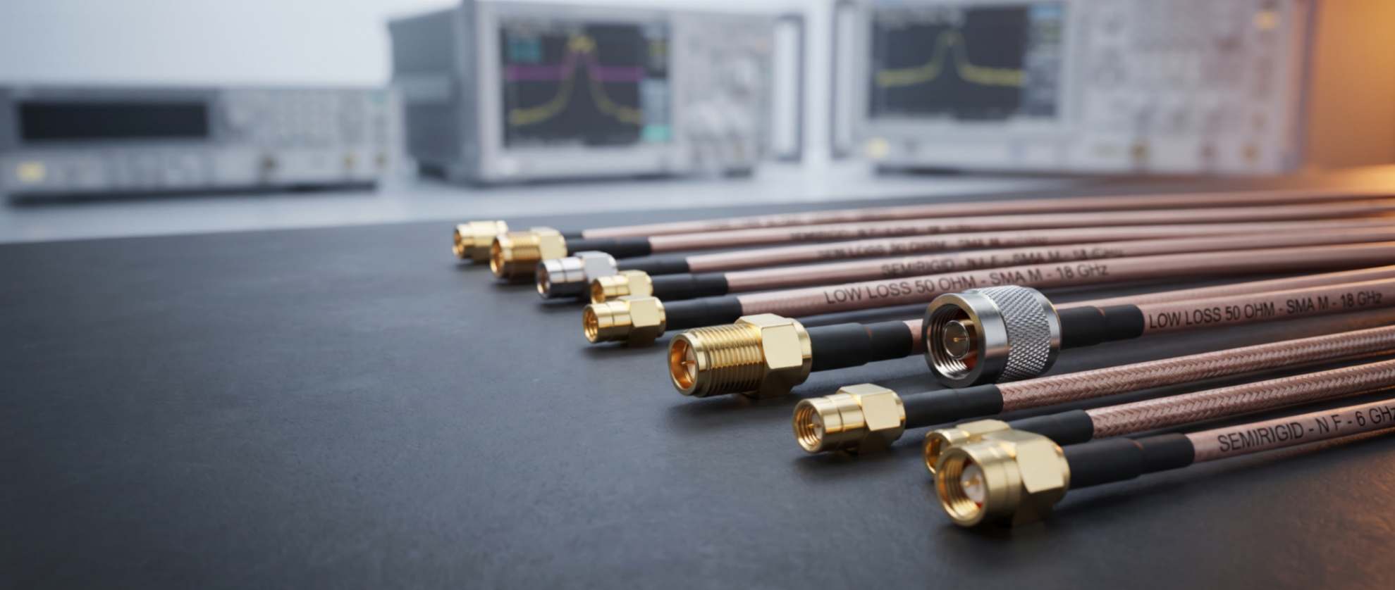 خرید custom rf cable assemblies با تست فرکانس