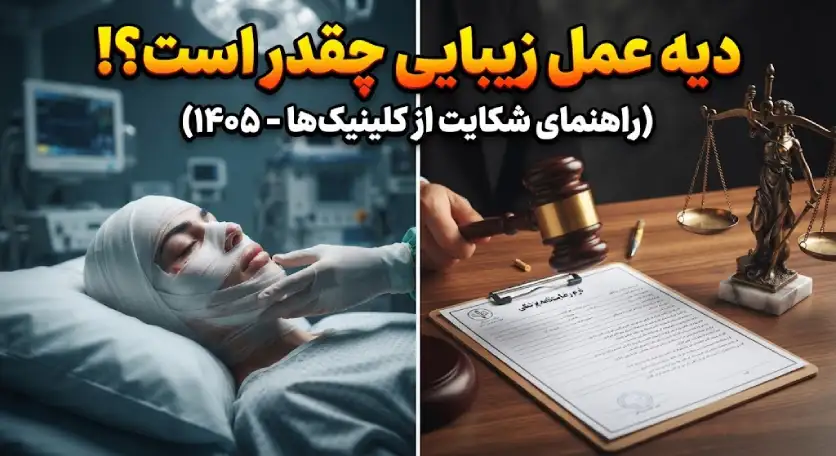 راهنمای قطعی شکایت از پزشک زیبایی (آپدیت ۱۴۰۵)؛ از اثبات قصور تا دریافت دیه