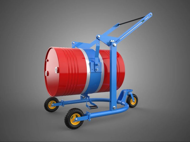 معرفی تجهیزات مناسب برای حمل بشکه در صنایع نفت، رنگ و شیمیایی